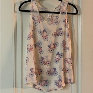 Sheer bicycle tunic